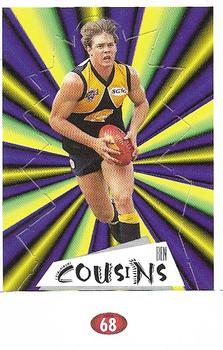 1997 Select AFL Stickers - Stand Ups #68 Ben Cousins Front